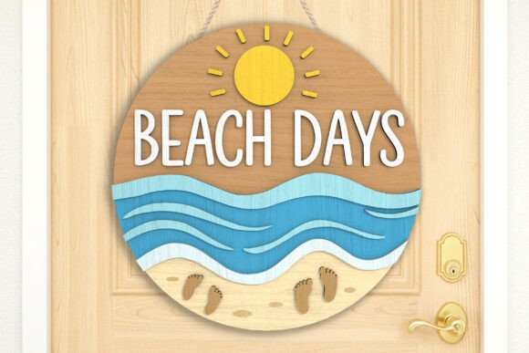 Beach Days Door Sign SVG: A Versatile Design for Coastal Decor