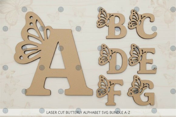 Butterfly Alphabet SVG Bundle: Elevating Precision Crafting with Versatile Design