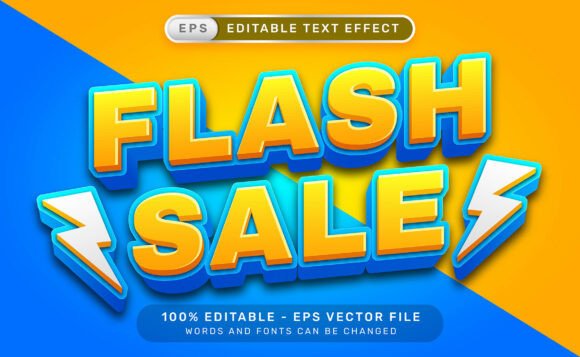 Flash Sale Editable Text Effect: Streamlining Creative Workflow with Adobe Illustrator