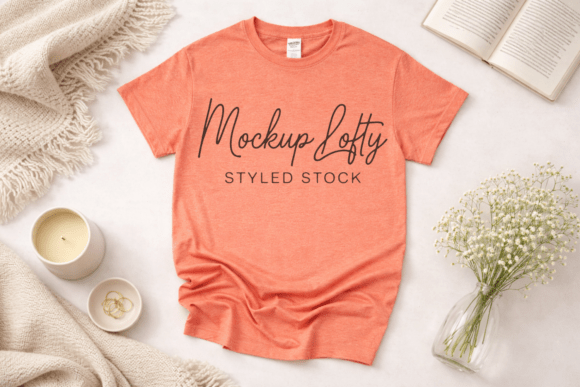 Gildan 5000 Sunset Unisex T-shirt Mockup: A Versatile Tool for Real-World Design Needs