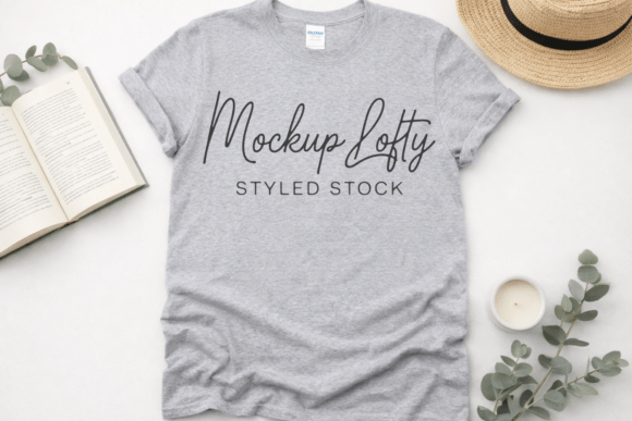 Gildan 64000 Sport Grey Unisex Mockup: A Modern Tool for Professional Design Presentation