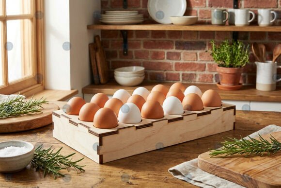 Laser Cut Egg Holder Organizer SVG: A Modern Solution for Creative and Functional Design