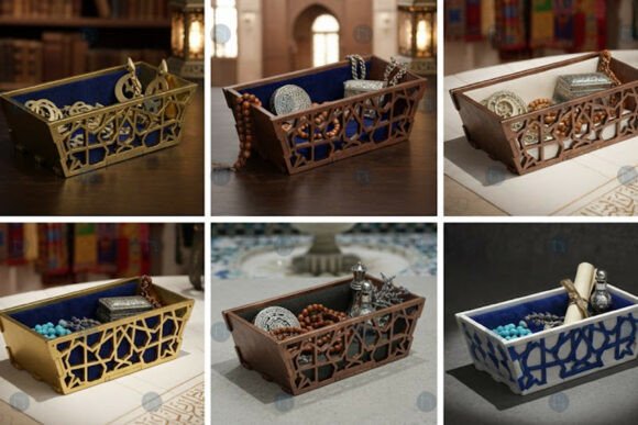 Laser Cut Islamic Pattern Box SVG for Craft & Design Projects