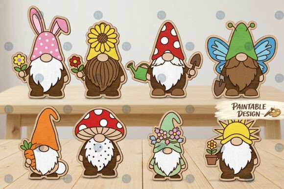 Laser Cut Spring Gnome SVG Bundle: Streamlining Design and Production Workflows