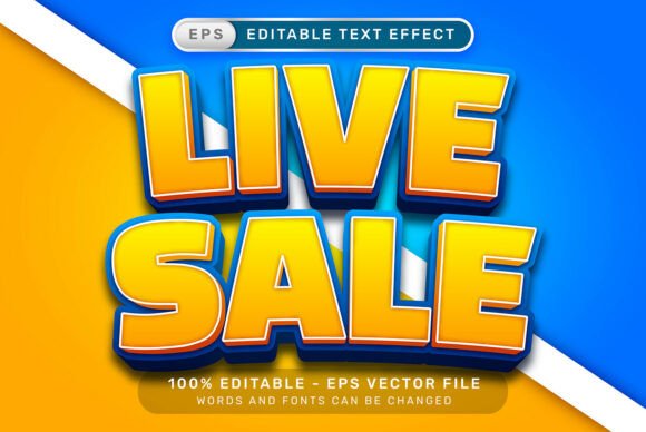Live Sale Editable Text Effect: A Practical Design Resource for Modern Visual Projects
