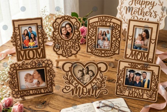 Mother’s Day Photo Frame SVG Bundle for Creative Crafting