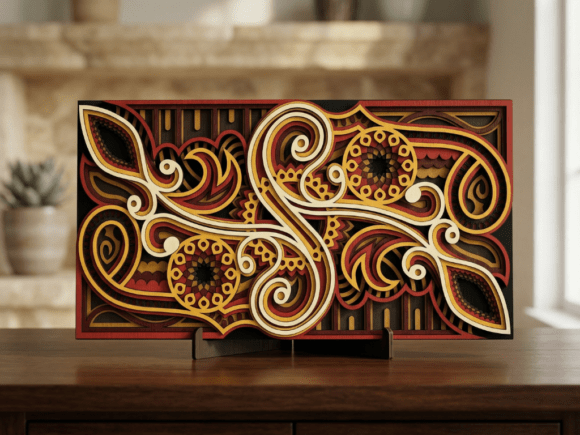 Multilayer Ornamental 1: A Versatile 3D Design for Creative Projects