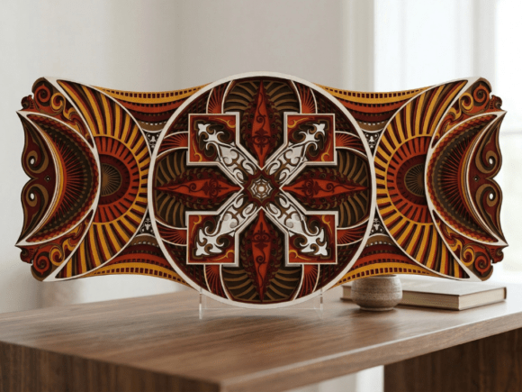 Multilayer Ornamental 7: Elegance Meets Dimension in Design