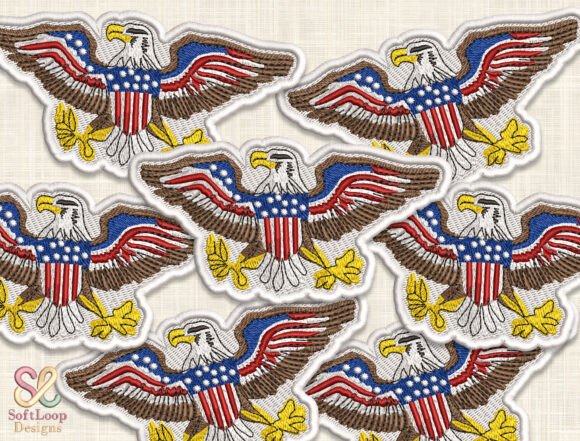 PATRIOTIC AMERICAN Patch Embroidery: A Symbol of Heritage and Craft