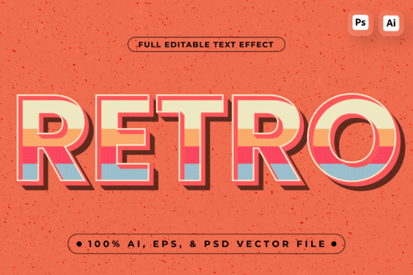 Retro Funky Text Effect: A Bold Design Tool for Vintage-Inspired Creatives