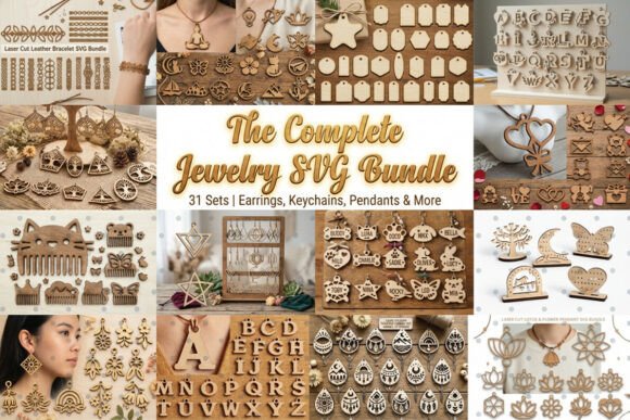 Unlock Creative Possibilities with The Complete Jewelry SVG Bundle